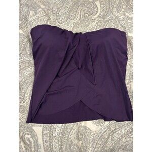 NWT Vince Camuto large purple tankini top